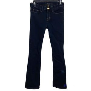 J Brand Brooke Mid-Rise Skinny Jeans Aura Dark Wash size 26